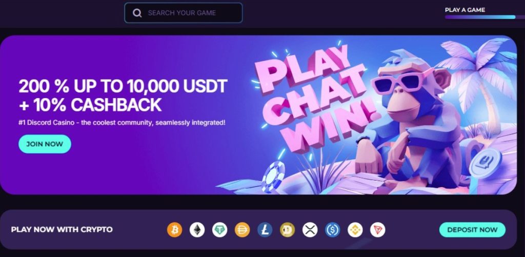 Player-governed casino with 9,000+ titles and community voting.